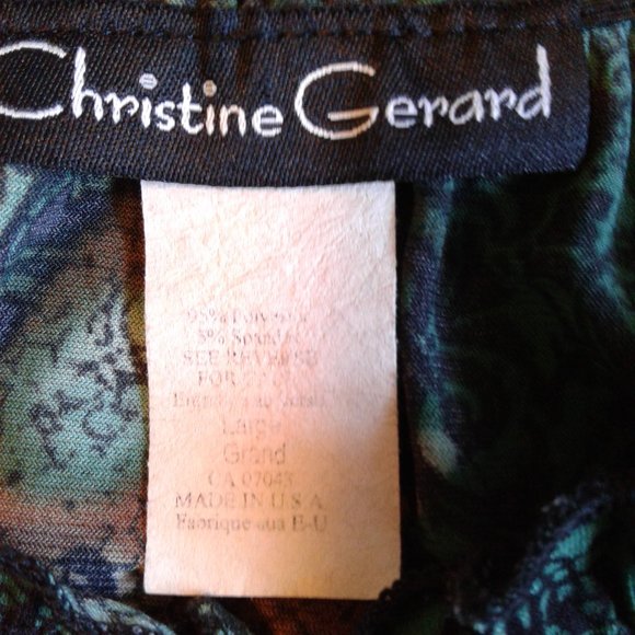 Christine Gerard Y2K Blouse Size L - Picture 5 of 9